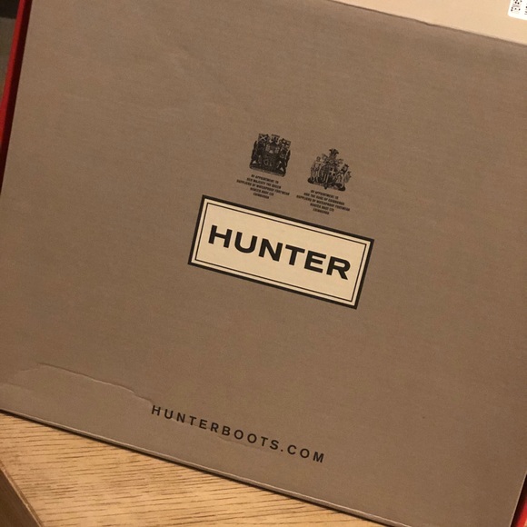 Hunter Navy women original short rain boots